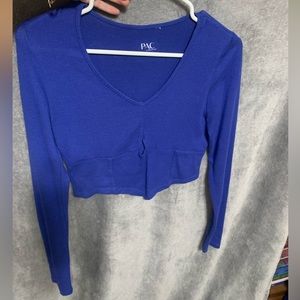 Pacsun royal blue long sleeve